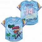 Men's The Fresh Prince Bel Air Academy #14 Will Smith Blue Anniversary Baseball Jersey