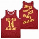Men's The Fresh Prince Bel Air Academy #14 Will Smith Red 2022 Basketball Jersey