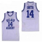 Men's The Fresh Prince Bel Air Academy #14 Will Smith White Basketball Jersey