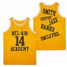 Men's The Fresh Prince Bel Air Academy #14 Will Smith Yellow 2022 Basketball Jersey