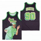 Men's The Fresh Prince of Bel Air #90 Will Smith Black Basketball Jersey