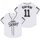 Men's The Sandlot #11 Yeah Yeah White Baseball Jersey