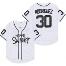 Men's The Sandlot #30 Benny Rodriguez White Baseball Jersey