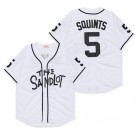 Men's The Sandlot #5 Michael Squints White Baseball Jersey