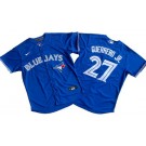 Men's Toronto Blue Jays #27 Vladimir Guerrero Jr Blue Cool Base Jersey