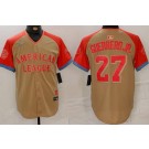 Men's Toronto Blue Jays #27 Vladimir Guerrero Jr Gray 2024 All Star Limited Jersey