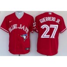 Men's Toronto Blue Jays #27 Vladimir Guerrero Jr Red Cool Base Jersey