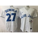 Men's Toronto Blue Jays #27 Vladimir Guerrero Jr White Authentic Jersey