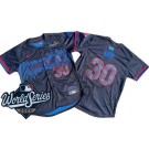 Men's Toronto Blue Jays #30 Alejandro Kirk Black City 2025 World Series Limited Jersey