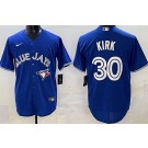 Men's Toronto Blue Jays #30 Alejandro Kirk Blue Cool Base Jersey