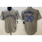 Men's Toronto Blue Jays #39 Trey Yesavage Gray Cool Base Jersey