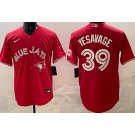 Men's Toronto Blue Jays #39 Trey Yesavage Red Cool Base Jersey