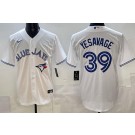 Men's Toronto Blue Jays #39 Trey Yesavage White Cool Base Jersey