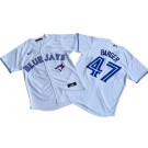 Men's Toronto Blue Jays #47 Addison Barger White Cool Base Jersey