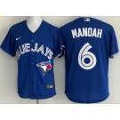 Men's Toronto Blue Jays #6 Alek Manoah Royal Cool Base Jersey