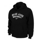 Men's Toronto Blue Jays Black Printed Pullover Hoodie