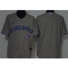Men's Toronto Blue Jays Blank Gray 2020 Cool Base Jersey