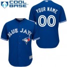 Men's Toronto Blue Jays Customized Blue Cool Base Jersey