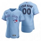 Men's Toronto Blue Jays Customized Light Blue 2020 FlexBase Jersey