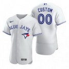 Men's Toronto Blue Jays Customized White 2020 FlexBase Jersey