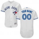 Men's Toronto Blue Jays Customized White FlexBase Jersey