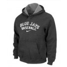 Men's Toronto Blue Jays Dark Gray Printed Pullover Hoodie