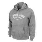 Men's Toronto Blue Jays Gray Printed Pullover Hoodie