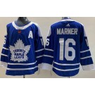 Men's Toronto Maple Leafs #16 Mitch Marner Blue 2022 Reverse Retro Authentic Jersey