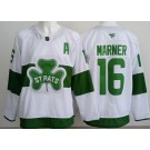 Men's Toronto Maple Leafs #16 Mitch Marner White St Pats Authentic Jersey