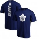Men's Toronto Maple Leafs #91 John Tavares Blue Printed T Shirt 112184