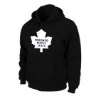 Men's Toronto Maple Leafs Black Printed Pullover Hoodie