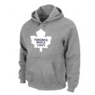 Men's Toronto Maple Leafs Gray Printed Pullover Hoodie