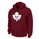 Men's Toronto Maple Leafs Red Printed Pullover Hoodie
