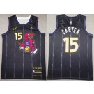 Men's Toronto Raptors #15 Vince Carter Black 2024 City Sponsor Swingman Jersey