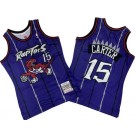 Men's Toronto Raptors #15 Vince Carter Purple 1998 Throwback Swingman Jersey