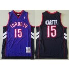 Men's Toronto Raptors #15 Vince Carter Purple Black 1999 Hollywood Classic Swingman Jersey