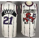 Men's Toronto Raptors #21 Marcus Camby White Hardwood Classic Swingman Jersey
