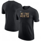 Men's Toronto Raptors Black 2022 City Edition Essential Warmup T-Shirt
