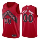 Men's Toronto Raptors Custom Red Heat Press Jersey