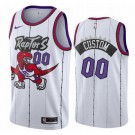 Men's Toronto Raptors Customized White Throwback Stitched Swingman Jersey