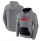 Men's Toronto Raptors Gray Off The Bench Color Block Pullover Hoodie