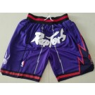 Men's Toronto Raptors Purple Just Don Swingman Shorts