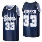 Men's UCA Bears #33 Scottie Pippen Navy College Basketball Jersey