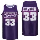 Men's UCA Bears #33 Scottie Pippen Purple College Basketball Jersey