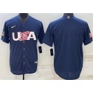 Men's USA Blank Navy 2023 World Baseball Classic Cool Base Jersey