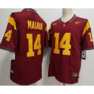 Men's USC Trojans #14 Jayden Maiava Limited Red Player Name College Football Jersey