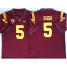 Men's USC Trojans #5 Reggie Bush Red 2019 College Football Jersey