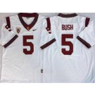 Men's USC Trojans #5 Reggie Bush White 2019 College Football Jersey