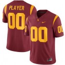 Men's USC Trojans Custom Limited Red College Football Jersey