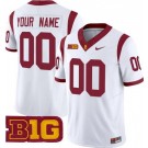 Men's USC Trojans Custom Limited White FUSE College Football Jersey